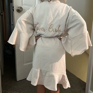Flower girl robe